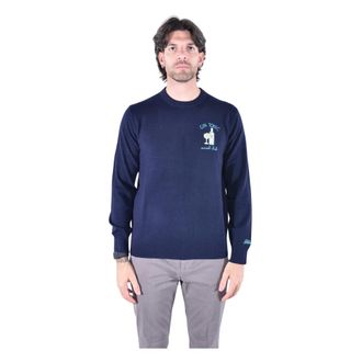 MC2 Saint Barth Maglia Heron Light a girocollo - - Knitwear - Uomo - Blu - L