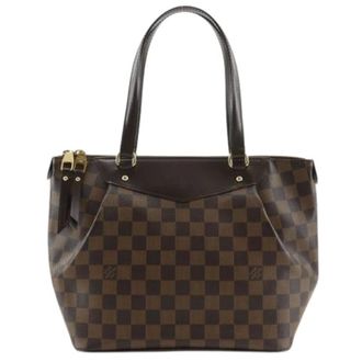 Louis Vuitton Pre-owned Tote Bags, female, Brown, Size: ONE SIZE Pre-owned Damier Tote Bag