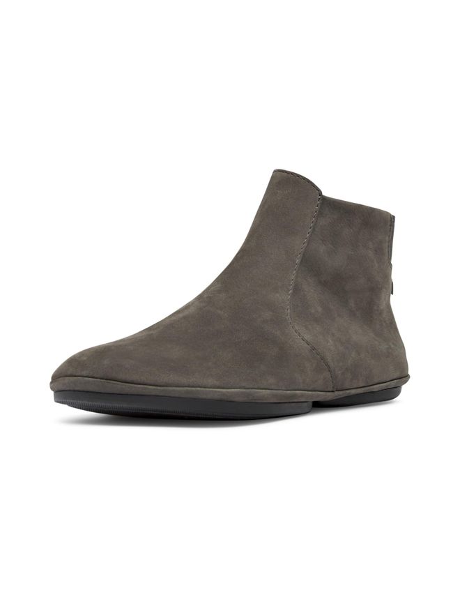 Camper Damen Chelsea Boots "Right Nina" – Aus Rindsleder, Schwarz