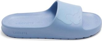 Lacoste Mens Croco 2.0 Slide Sandals In Light Blue