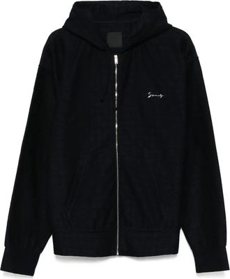 Givenchy Felpa con cappuccio 4G in jacquard - Nero
