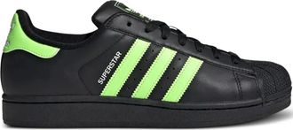 adidas Superstar II striped low-top sneakers - Black
