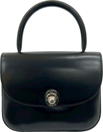 Celine Black Leather Handbag Tote Bag (Pre-Owned)