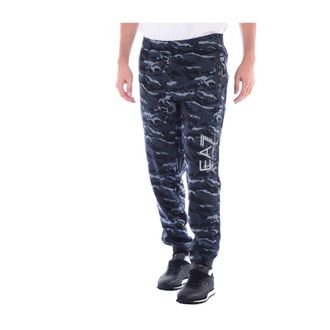 Emporio Armani Emporio Armani Ea7, Heren, Broeken, Grijs, Maat: M Katoen