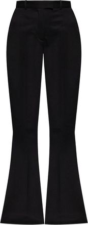 The Attico Black Wool Flared Trousers