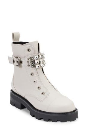 Karl Lagerfeld Maeva Lug Sole Bootie in Soft White at Nordstrom Rack, Size 6.5