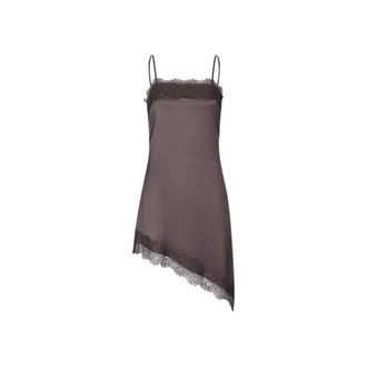 Sams&oslash;e & Sams&oslash;e Saebba Lace Dress - - Dresses - Donna - Marrone - XS