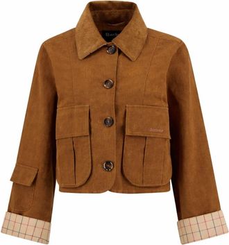 Barbour Dalbury Jacket - Dames - Zomerjassen - Bruin - S - Katoen - Jassen