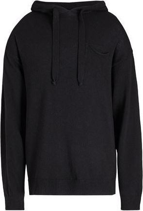 8 by YOOX WOOL BLEND POCKET KNIT HOODIE