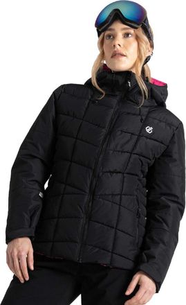 Dare 2B Dare 2B Womens Blindside Waterproof Padded Ski Jacket Coat - Black - Size 14 UK