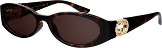 Gucci Womens Sunglasses Gg1660s Havana Brown Injected