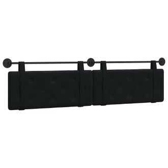 vidaXL Cabecero Colgante Negro Terciopelo Vidaxl