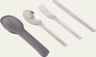 Prada Mens x Black %2B Blum Stainless Steel Travel Utensils