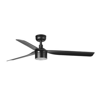 Netlighting Punt 132cm TEK LED Ceiling Fan Matt Black 3000K
