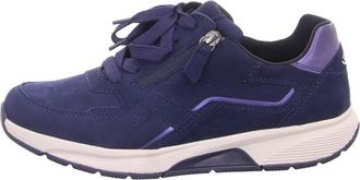 Gabor Rollingsoft Sneaker - Dames - Schoenen - Blauw - Maat: 42 EU Leer