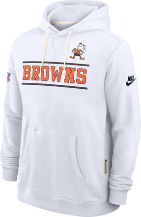 Nike Cleveland Browns Alt Standard Issue Nike Mens Dri-FIT NFL Pullover Hoodie in White | 03AZ10AQ93-PT1