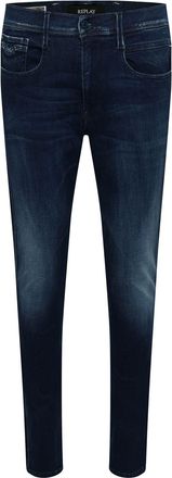 Replay Mens Bronny Slim-Fit Jeans in Blue Cotton - Size 28W/32L