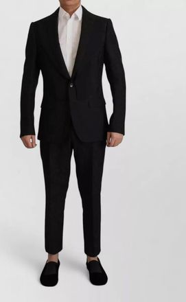 Dolce & Gabbana slim-fit jacquard tuxedo suit
