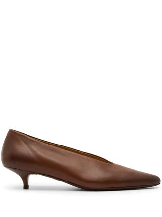 Marsèll Longiforma leather pumps - Brown