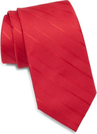 Tommy Hilfiger Courtney Stripe Tie in Red at Nordstrom Rack