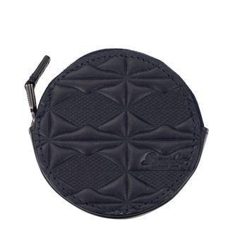 Pineider Herrens Geldb&ouml;rse aus blauem Leder