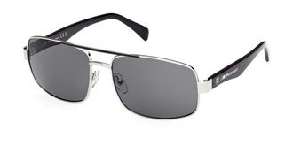 BMW BS0050 Polarized 16D Mens Sunglasses Silver Size 59