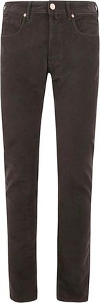 Incotex 5 Pockets Ppt Straight Vintage - Heren - Straight fit broeken - Bruin - W29 - Katoen - Broeken