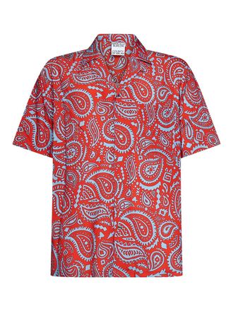 Marcelo Burlon Red hawaiian shirt