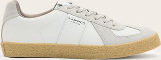 AllSaints Polyester Jaimee Low Top Leather Trainers, Size: UK 3/US 6/EU 36