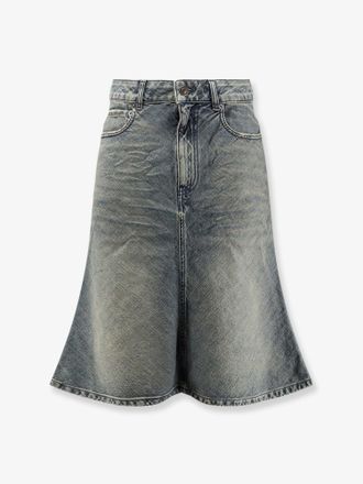 Balenciaga Gonna denim midi lenght - BALENCIAGA - gender_Woman