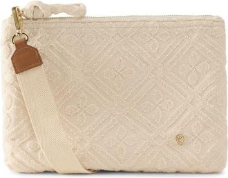 Helen Kaminski Dayani Terry Cloth Clutch in Parchment at Nordstrom