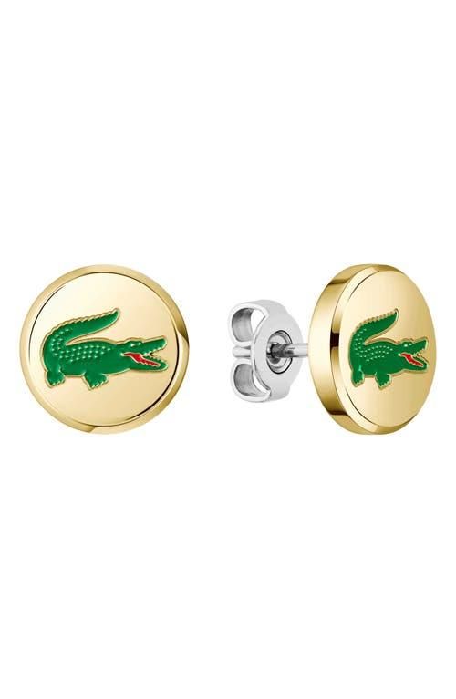 「LACOSTE クロコダイル ゴールド グリーン イヤリング」 Lacoste Ear Jewelry − Sale: at $75.00+ | Stylight
