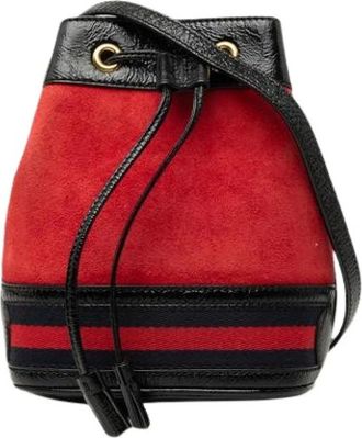 Gucci Pre-owned Ophidia Bucket Bag - Pre-owned - Mujer - Rojo - ONE SIZE