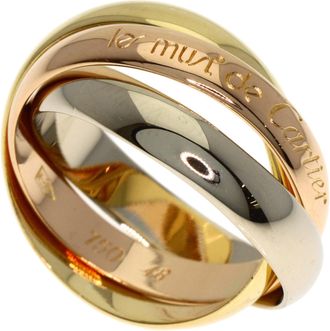 Cartier Trinity Yellow Gold (18K) Pink Gold (18K) White Gold (18K) Band Ring (Pre-Owned)