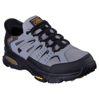 Skechers Skech-Air Envoy Emissary 237322-GYBK Mens Gray Black Shoes RHS8304