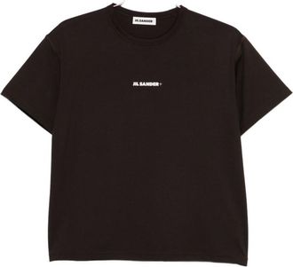 Jil Sander Dark Brown Short Sleeve T-shirt