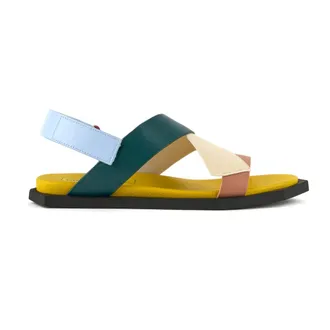United Nude Flat Sandals, unisex, Multicolor, Size: 10 US Poly Straps Lo