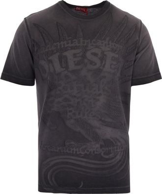 Diesel Dark Grey Graphic T-Shirt