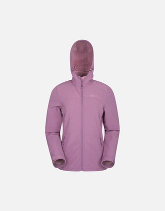 Mountain Warehouse Womens Mountain Warehouse Womens/Ladies Exodus Breathable Soft Shell Jacket - Purple - Size: 20