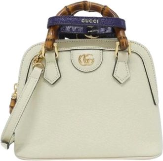 Gucci Pre-owned Handbags, female, White, Size: ONE SIZE Pre-owned Vintage Handbag