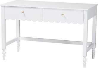 Baxton Studio Roni Writing Desk With Drawers