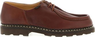 Paraboot Brown Leather Derby Shoes