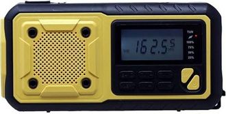 OEM Radio De Emergencia Digital Am/fm Con Alerta Meteorol&oacute;gica Noaa, Receptor De Radio Con Manivela Solar De 4 V&iacute;as, Linterna Led Y Cargador De Tel&eacute;fono C