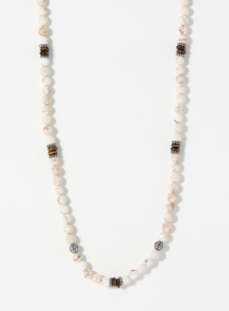 Mancino Mens Natural stone necklace
