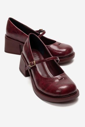 Prologue Luanda Mary Jane schoenen met blokhak