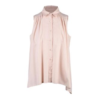 PESERICO Dames, Blouses & Shirts, Roze, Maat: M Katoen