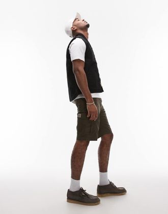 Carhartt Work in Progress Aviation - Pantaloncini cargo verdi-Verde