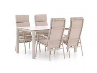 Bellagio la vita attrattiva Bellagio Bondeno/Sestino 160cm dining tuinset 5-delig verstelbaar