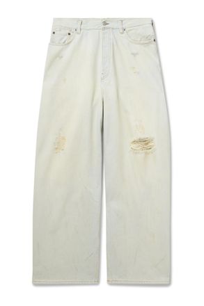 Acne Studios Wide-Leg Distressed Jeans