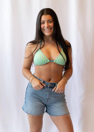Pistola Denim Kennedy Mid Rise Short In Escape